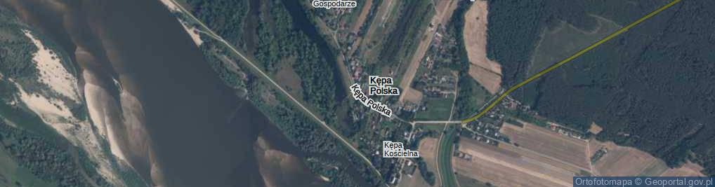 Zdjęcie satelitarne Kępa Polska ul.